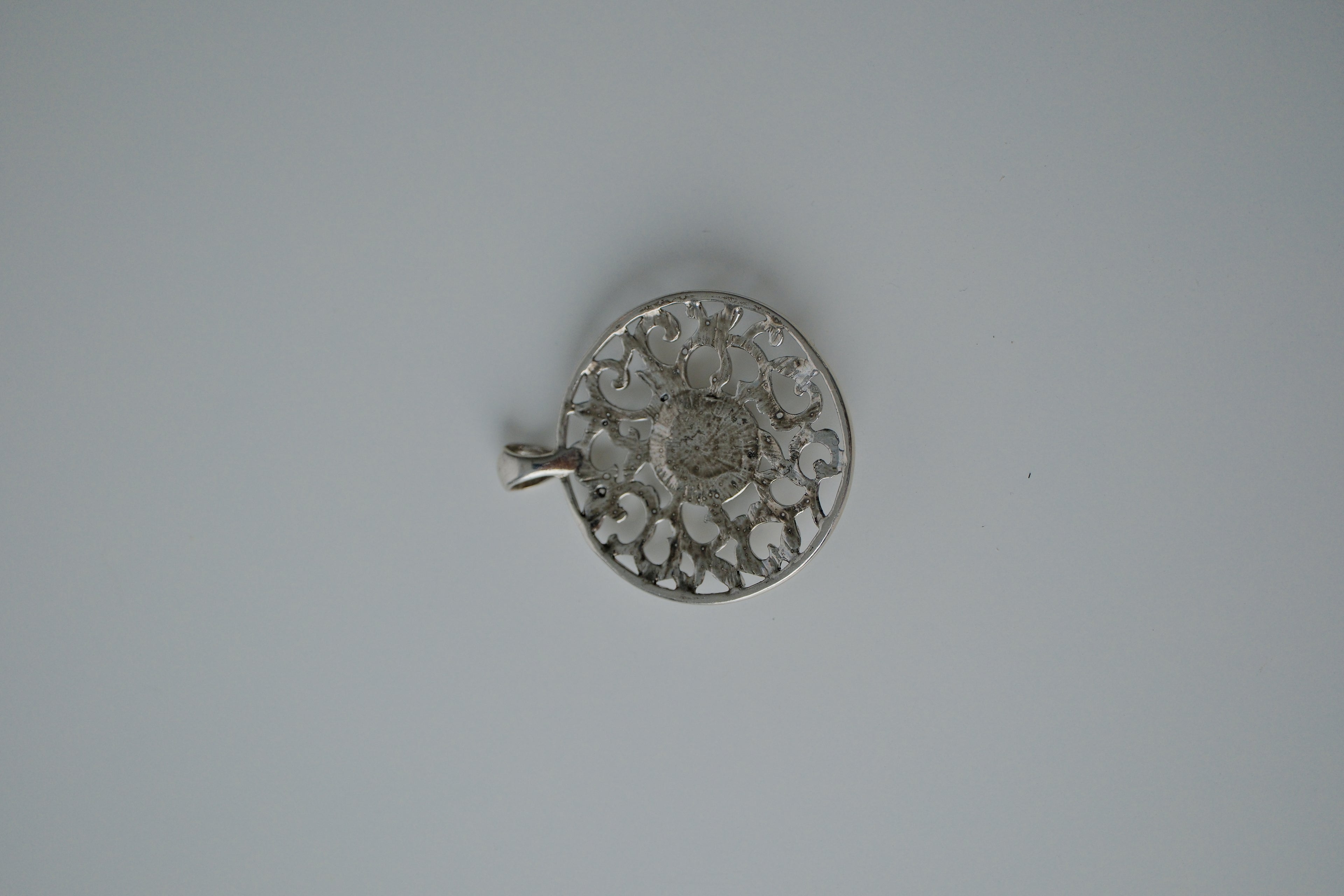 Vintage Celtic Purple Stone Pendant