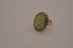 Vintage Vanda perfume locket ring