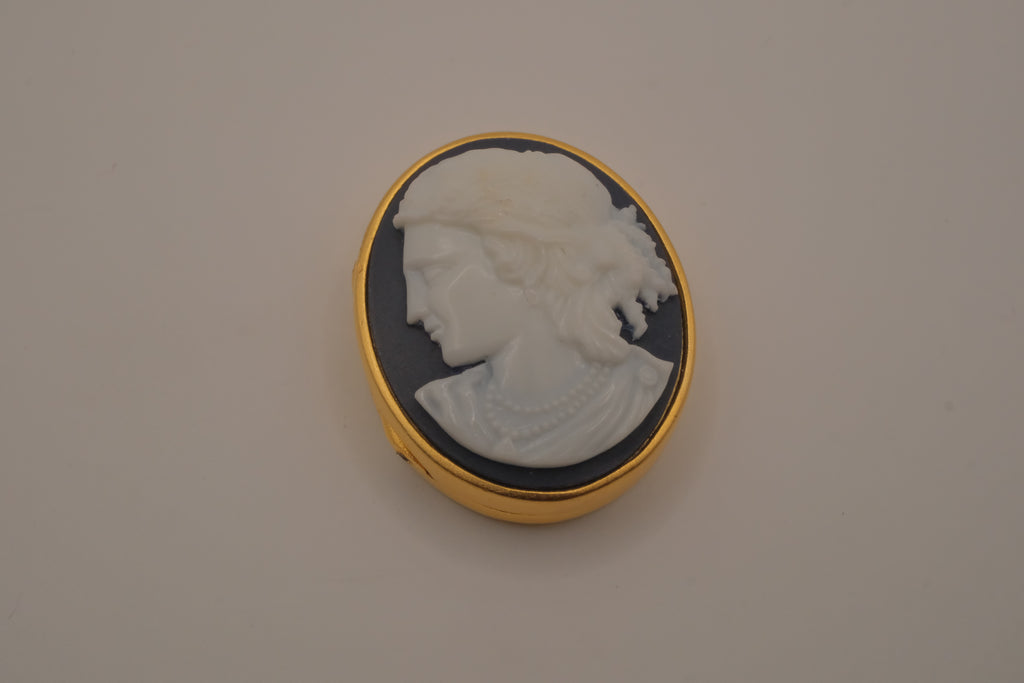 Estée Lauder "Timeless Cameo" solid perfume compact