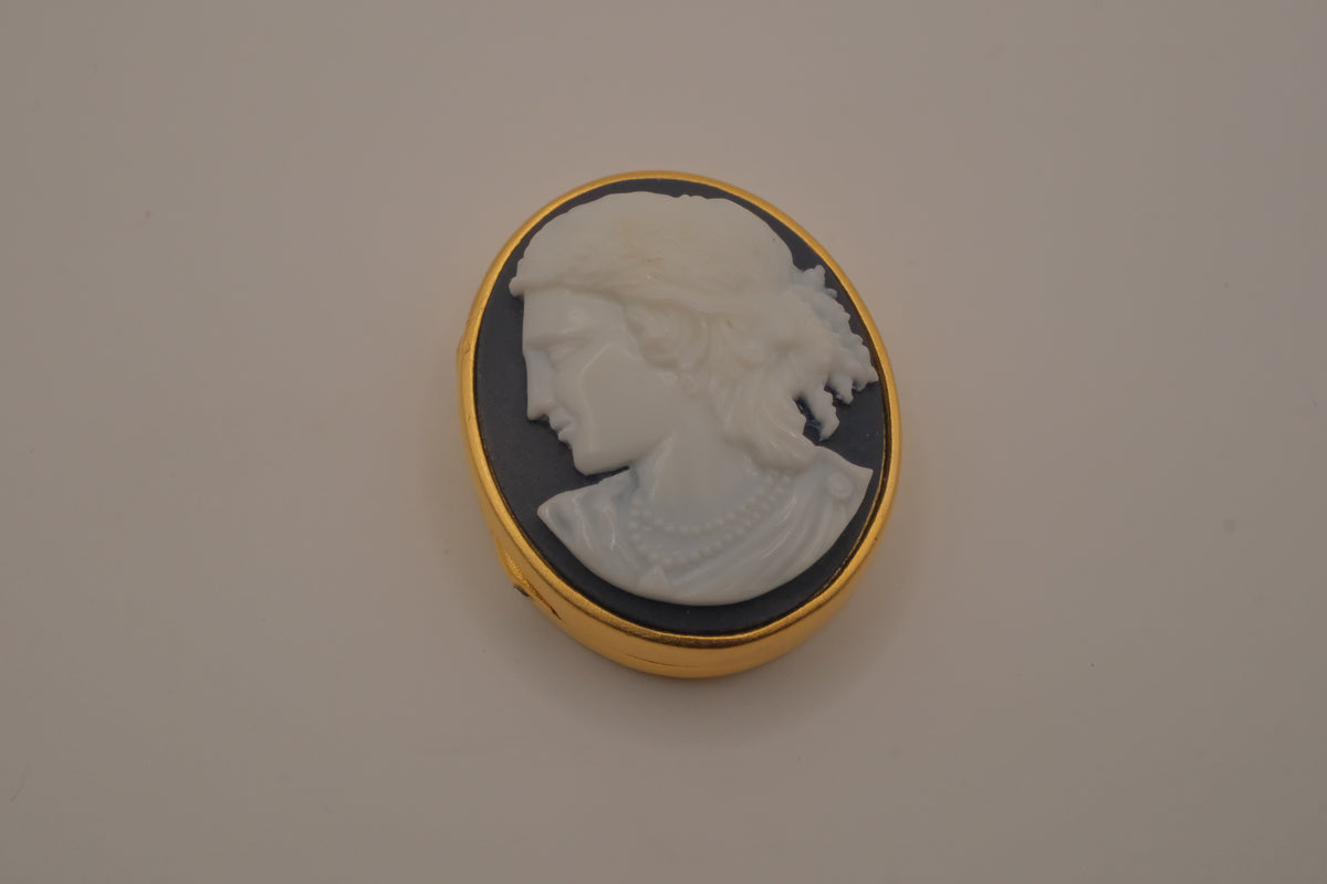 Estée Lauder "Timeless Cameo" solid perfume compact