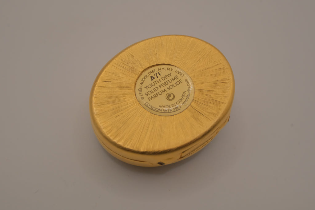 Estée Lauder "Timeless Cameo" solid perfume compact
