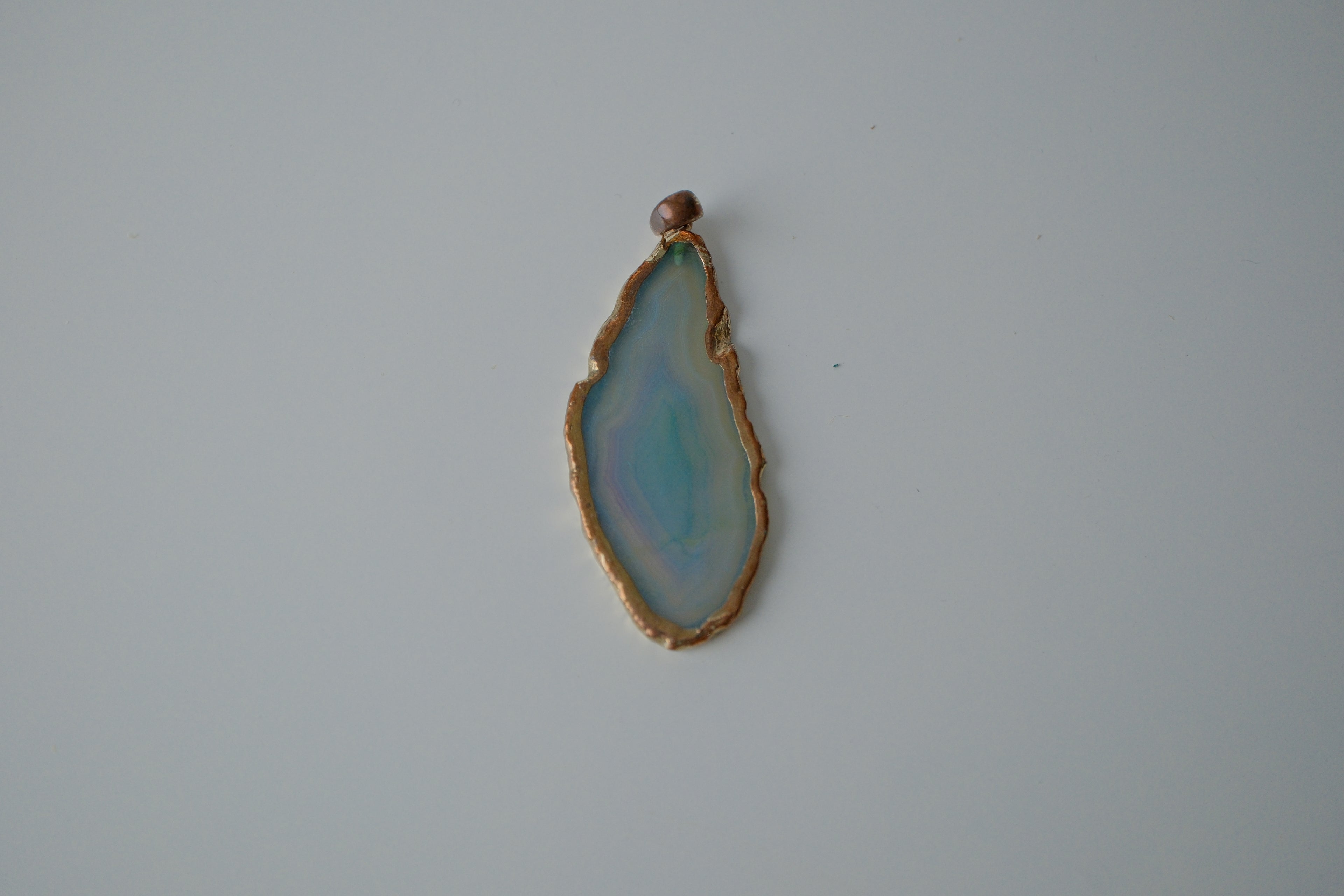 Agate Slice Pendant