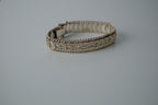 Vintage Silver Link Embossed Bracelet