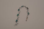 Vintage Green Abalone shell inlay dolphin link bracelet&nbsp;
