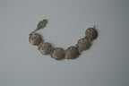 Vintage Sterling Silver Ancient Scroll Bracelet