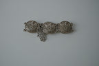 Vintage Sterling Silver Ancient Scroll Bracelet