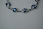 Vintage Dolphin Abalone Inlay Bracelet