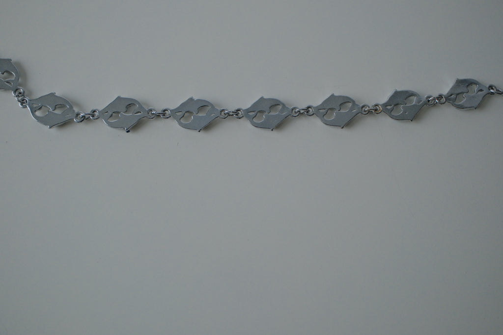Vintage Dolphin Abalone Inlay Bracelet