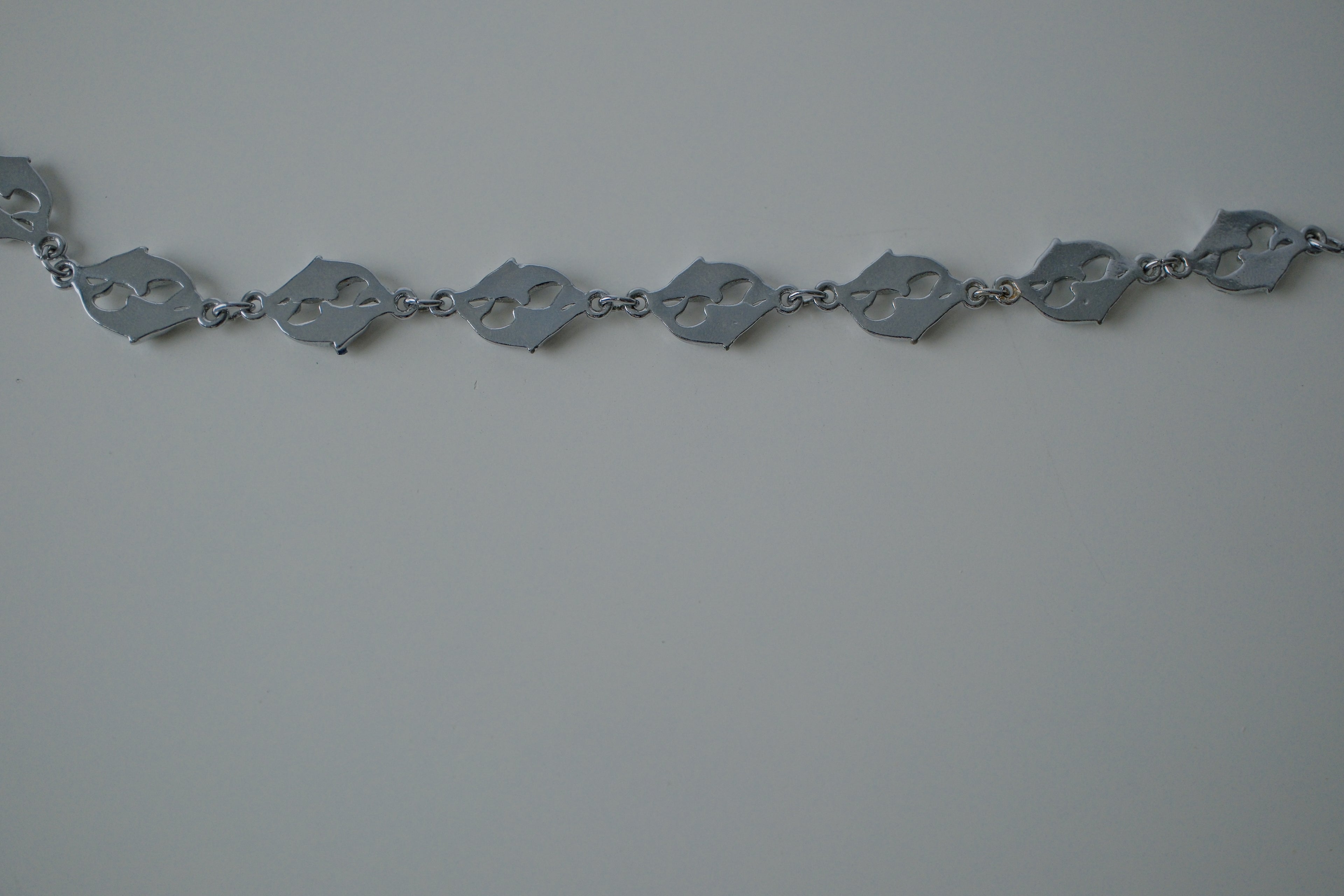 Vintage Dolphin Abalone Inlay Bracelet