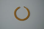 Vintage Gold Brick Link Bracelet