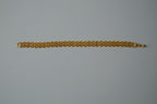Vintage Gold Brick Link Bracelet