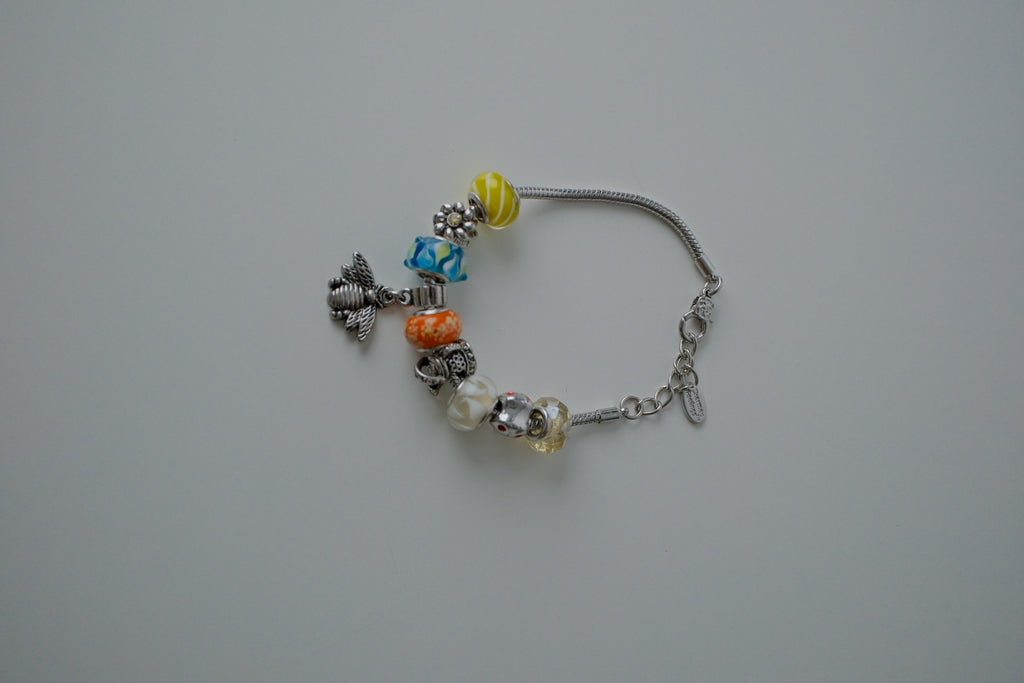Pandora Style Bee Charm Bracelet