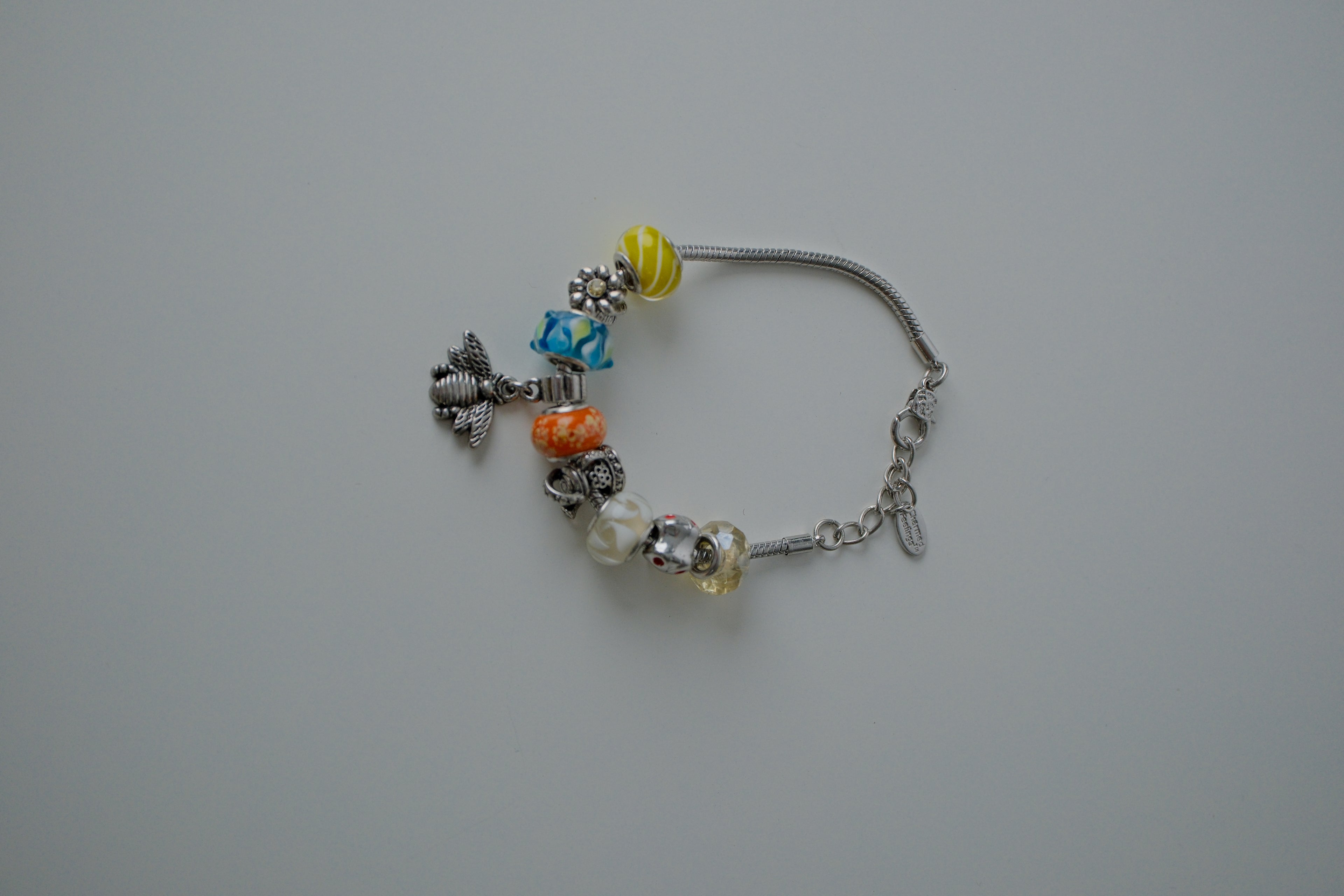 Pandora Style Bee Charm Bracelet