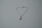 Delicate Silver Ice Skate Bracelet