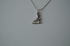 Delicate Silver Ice Skate Bracelet