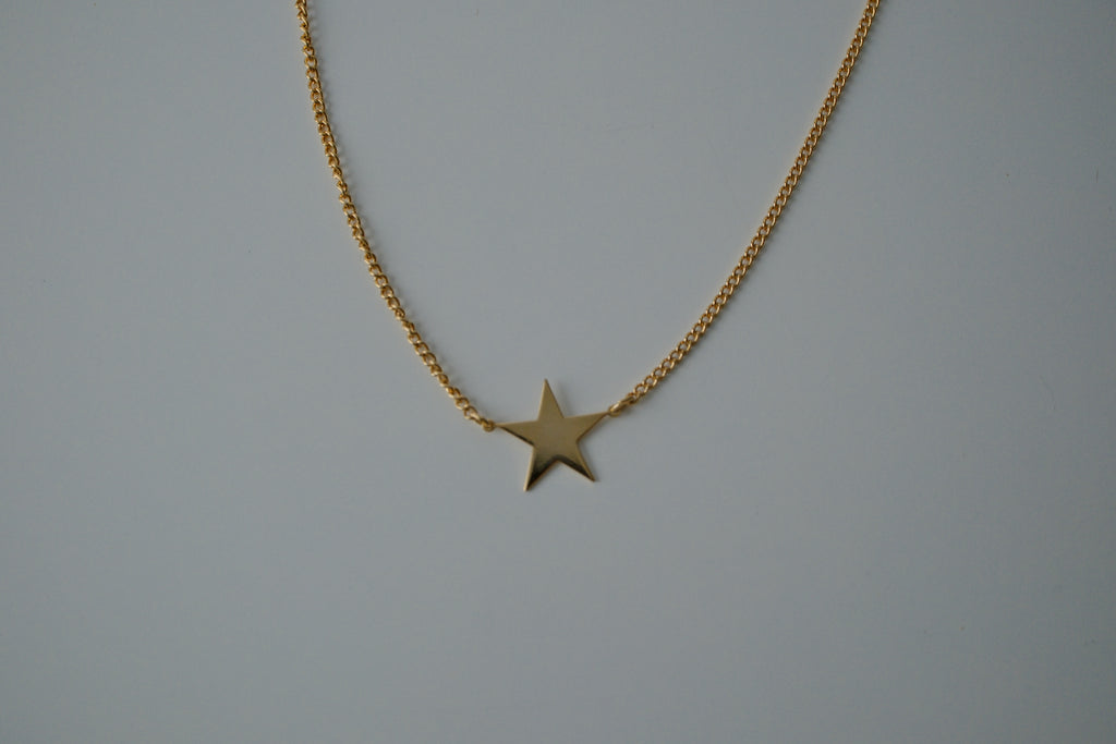 Vintage Gold Avon Star Choker Necklace