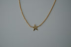 Vintage Gold Avon Star Choker Necklace