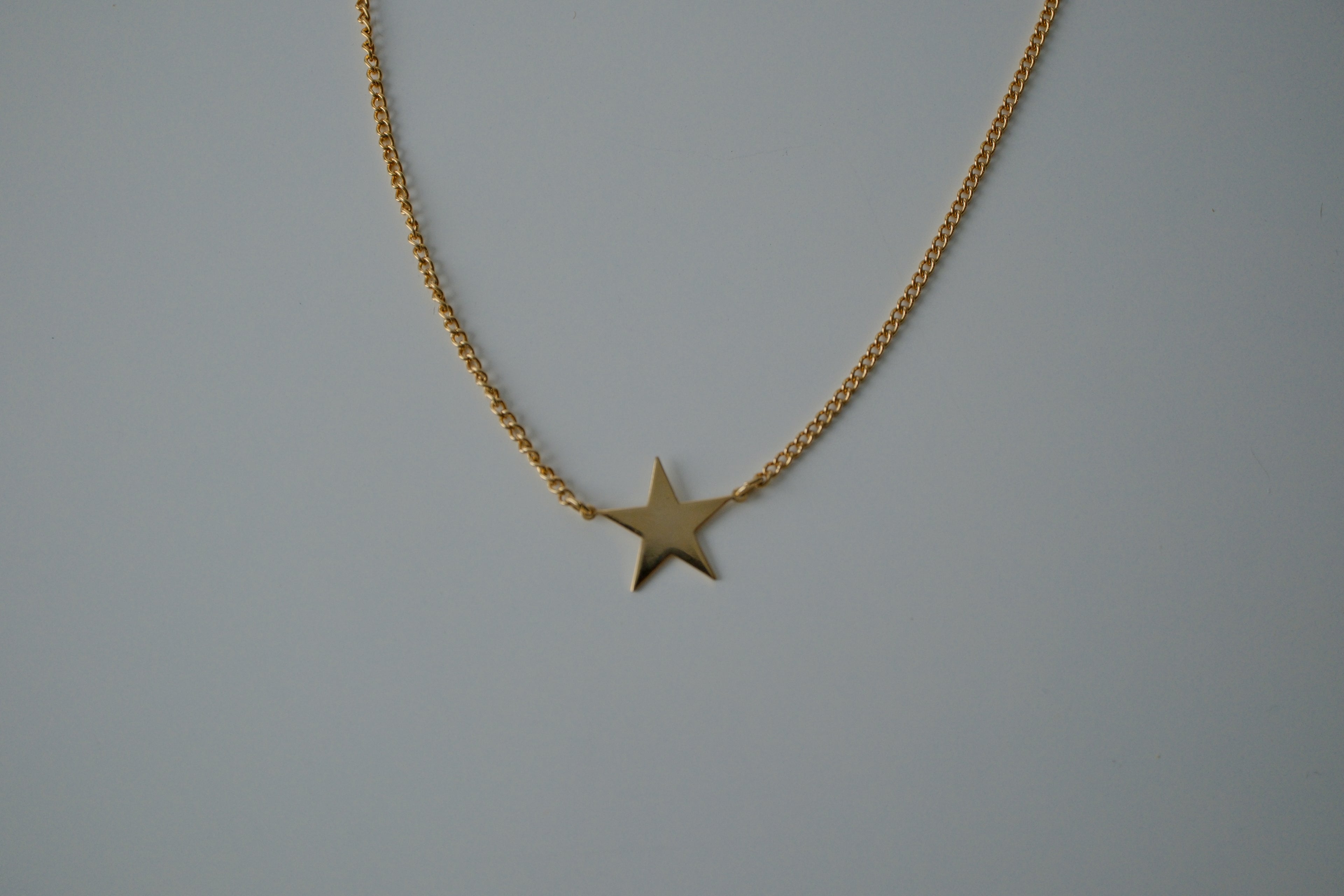 Vintage Gold Avon Star Choker Necklace