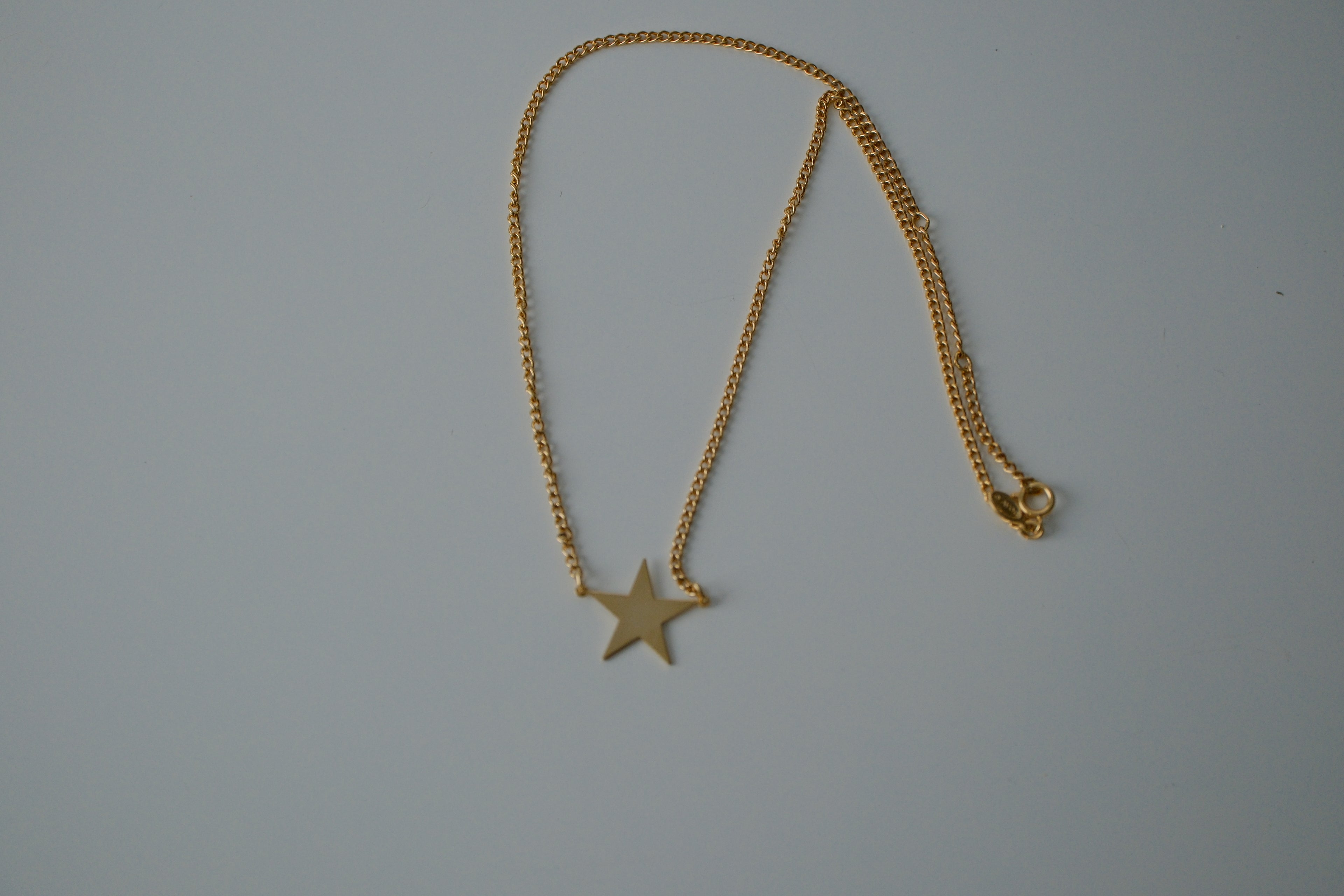 Vintage Gold Avon Star Choker Necklace