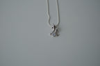 Double Dolphin Sterling Silver Necklace