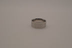 Coin crafted floral scroll pattern ring