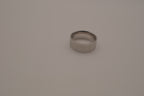 Coin crafted floral scroll pattern ring