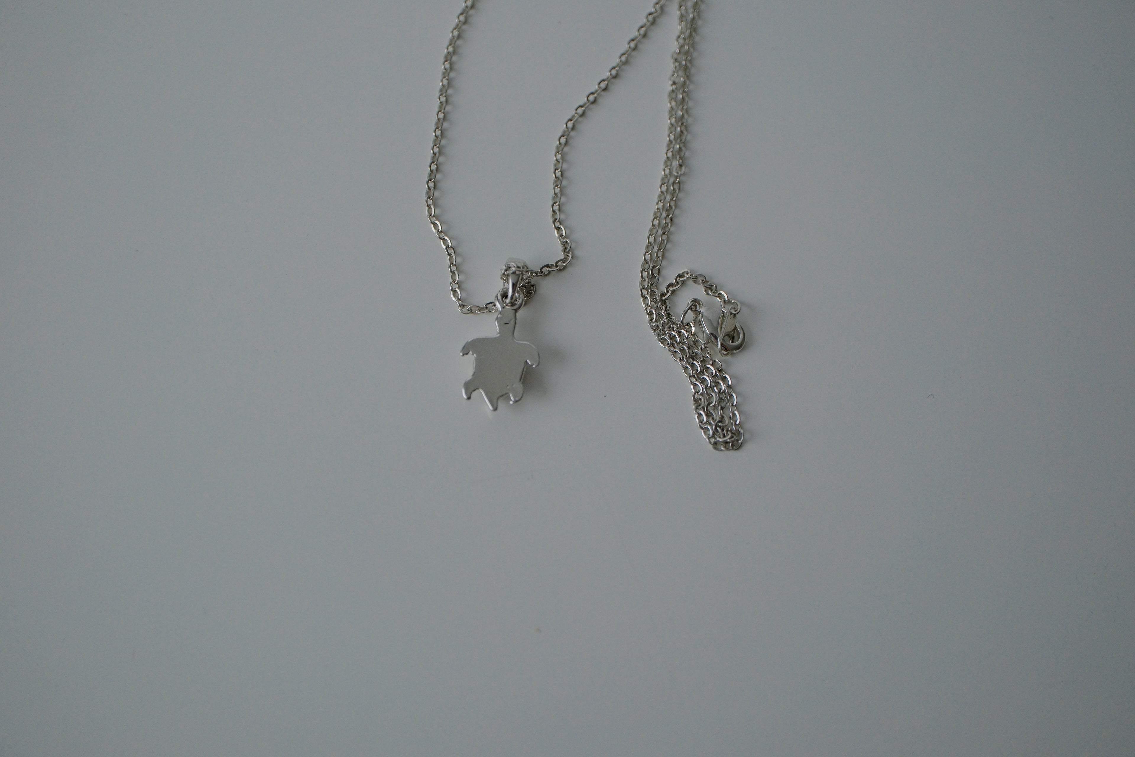 Sterling Silver Abalone Turtle Necklace