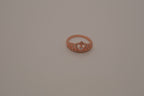 Sterling silver Rose gold plated tiara-style ring