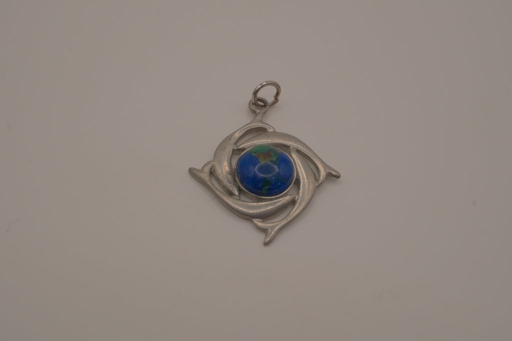 Vintage Kenneth Kantro "Earthsong" pewter pendant&nbsp;