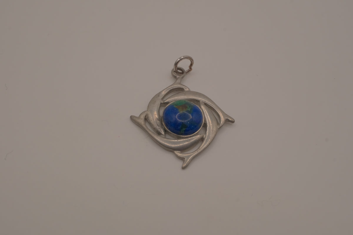 Vintage Kenneth Kantro "Earthsong" pewter pendant&nbsp;