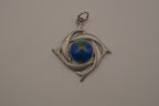 Vintage Kenneth Kantro "Earthsong" pewter pendant&nbsp;