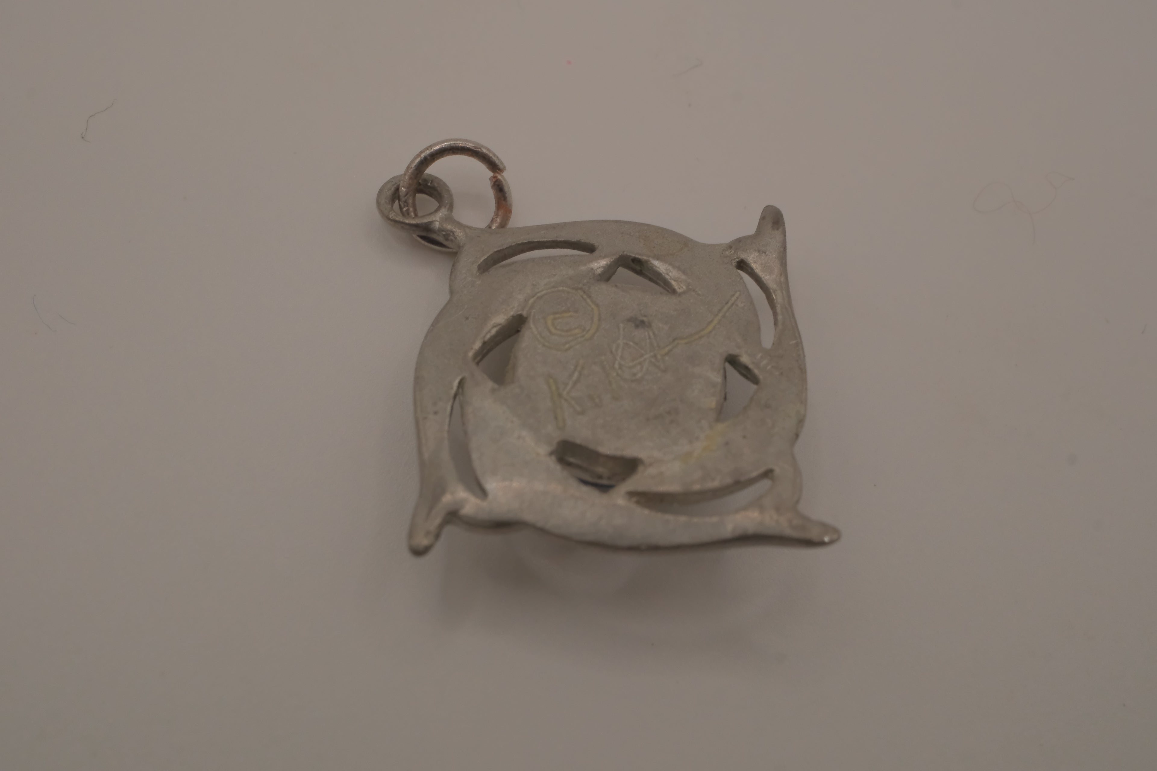 Vintage Kenneth Kantro "Earthsong" pewter pendant&nbsp;