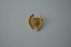 Vintage Gold Brushed Bow Brooch