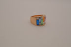 "Spring Bazaar" Multi-Color Baguette Ring by J. Goodin