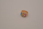 "Spring Bazaar" Multi-Color Baguette Ring by J. Goodin
