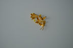 Vintage Yellow Flower Brooch