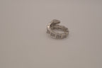 Silver tone Viper wrap Ring