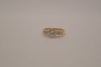 Gold tone multi stone Ring
