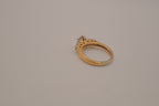 Gold tone multi stone Ring