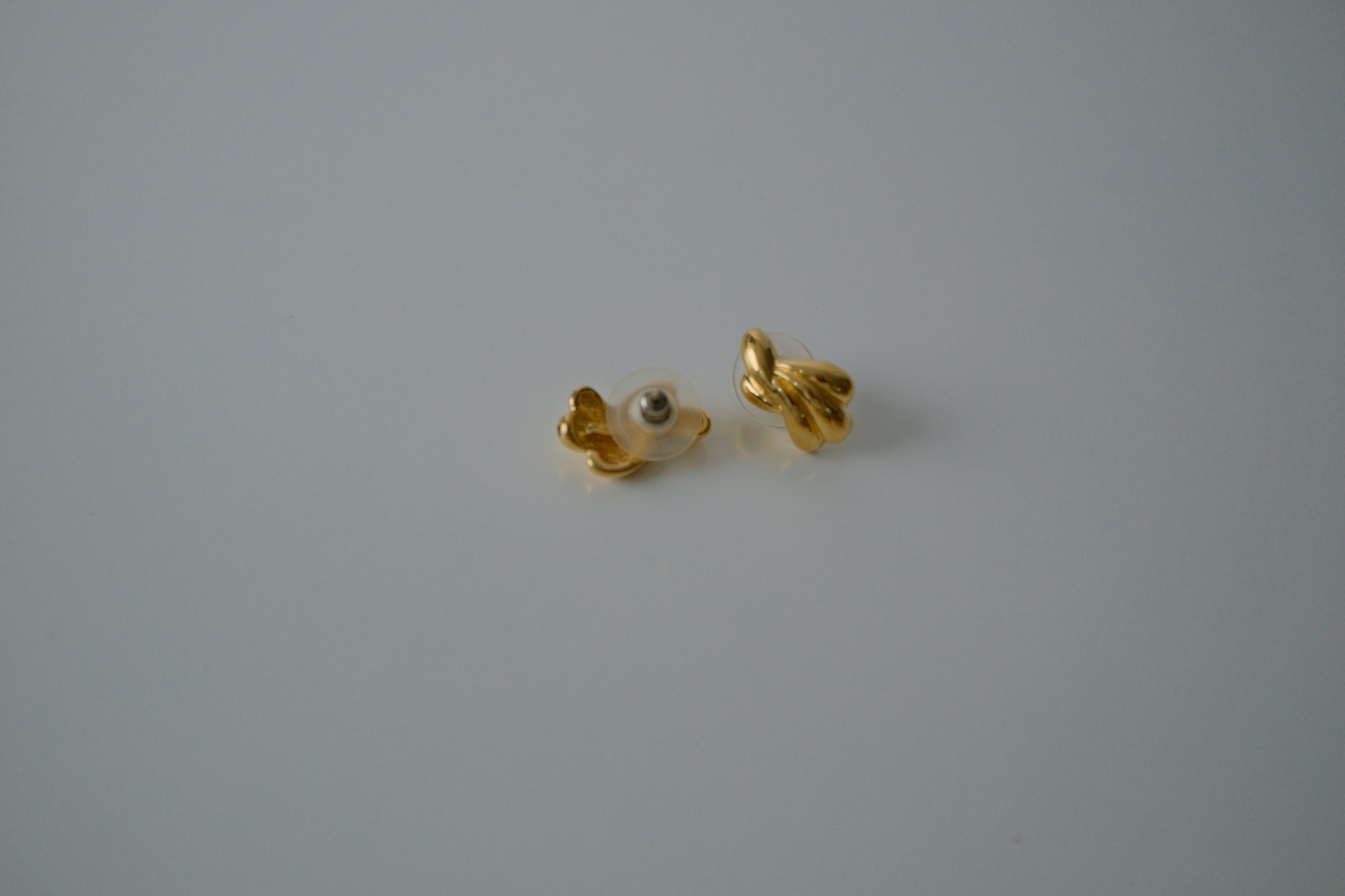 Vintage Gold Trifari Knot Earrings