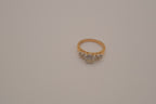 Gold tone multi stone Ring