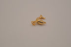Classic gold toned dolphin pendant