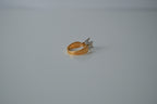 Vintage Round Cut Gold Tone Ring