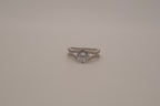 925 Silver Split Shank Engagement/Wedding Ring