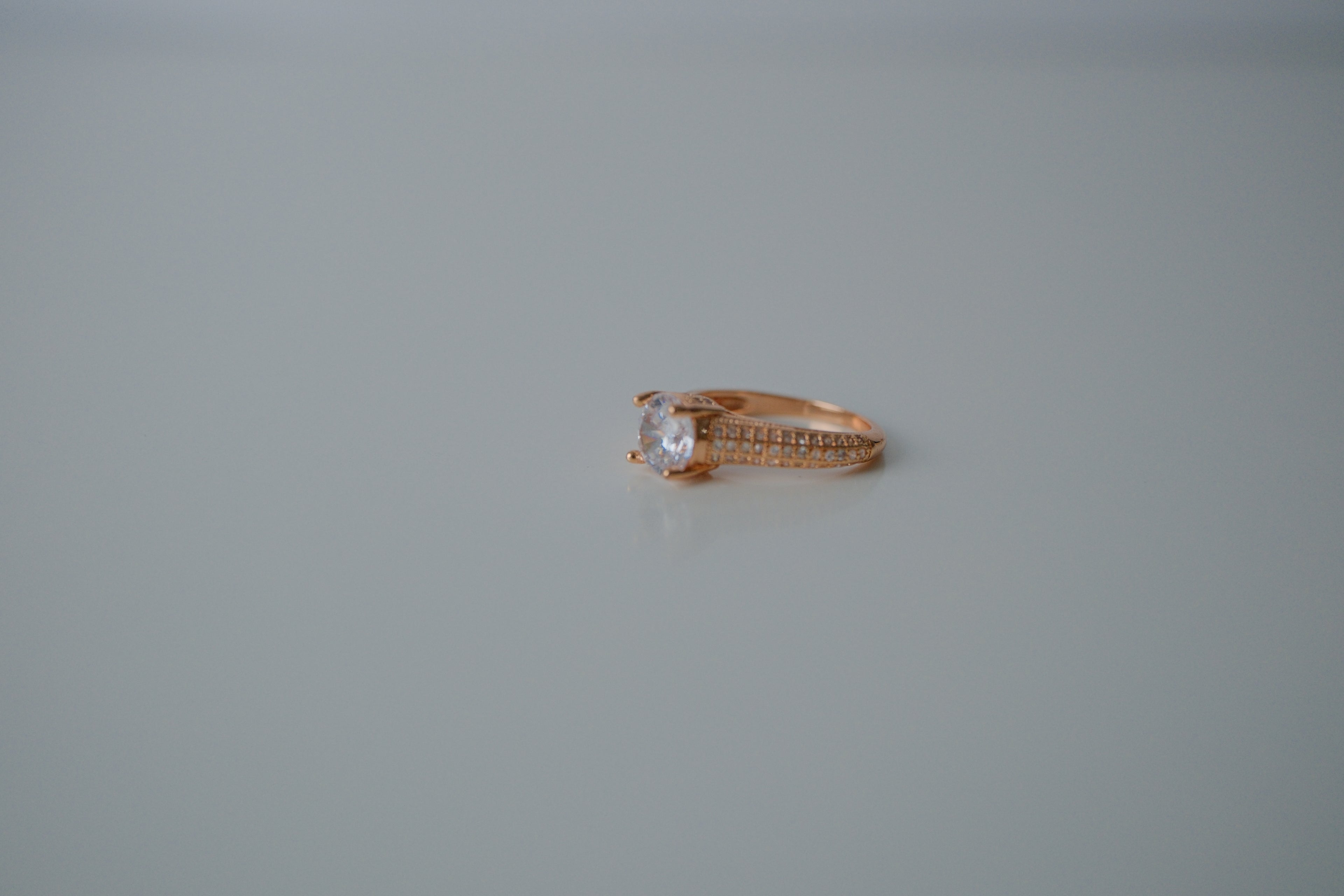 18K Gold Plated Rose Gold Ring