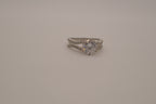 925 Silver Split Shank Engagement/Wedding Ring