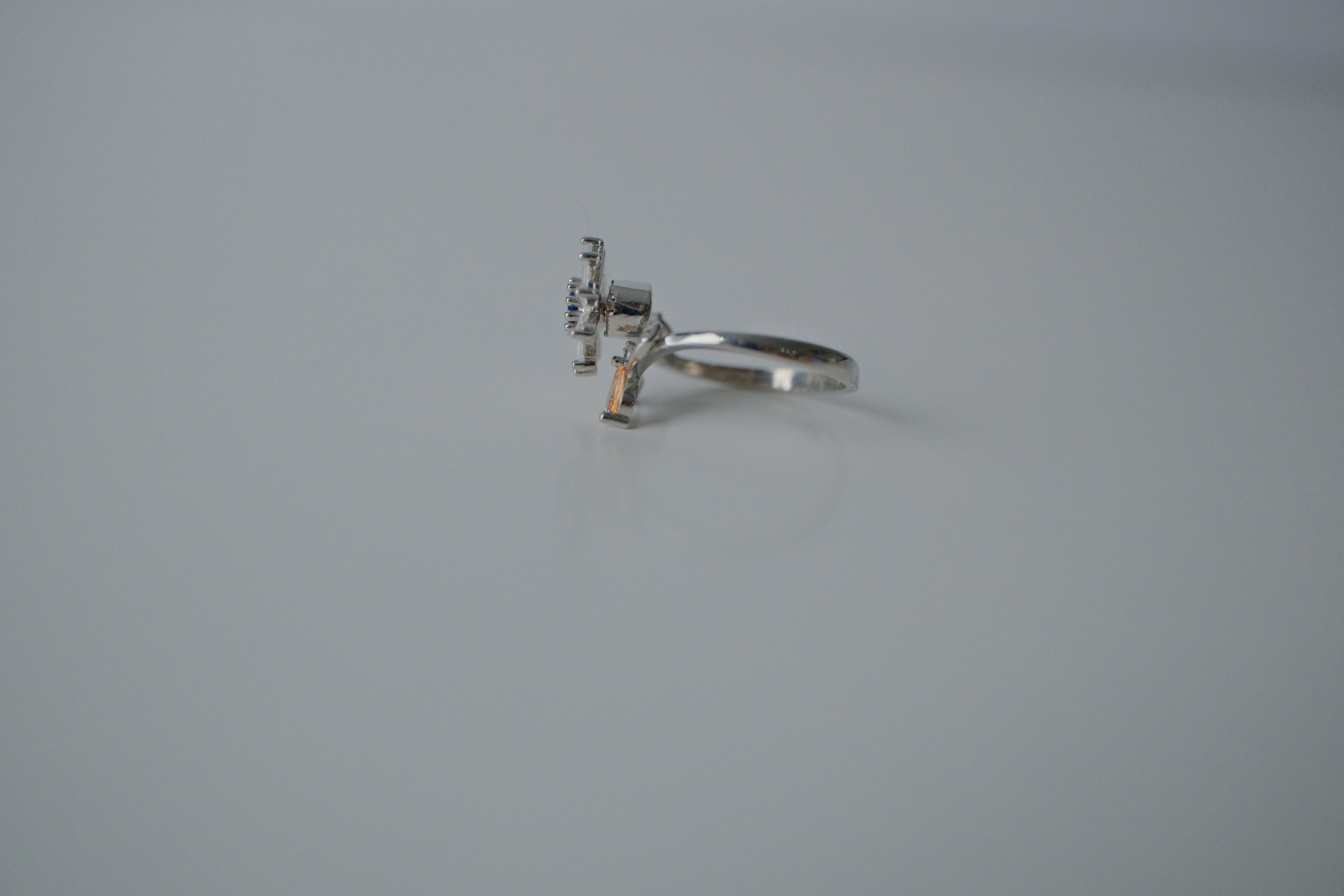 Silver Spinner Flower Ring