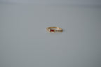 Gold Baguette Ruby Ring