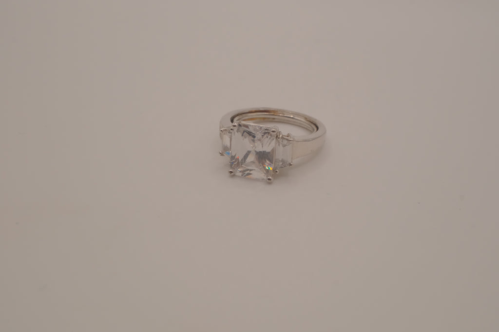 Vintage Avon 3-stone "Engaging CZ" ring