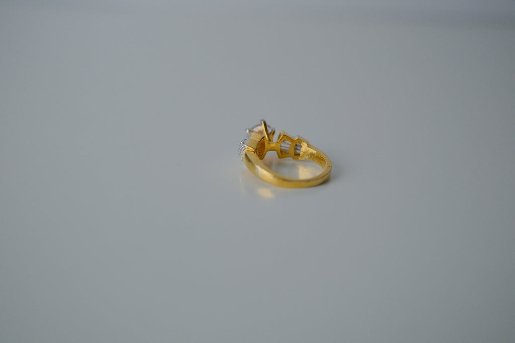 Gold Prong Set Ring